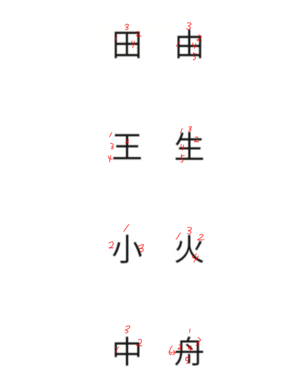 漢字の書き順 難しい漢字 読み方 備忘録